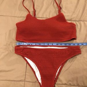 Burnt orange bikini